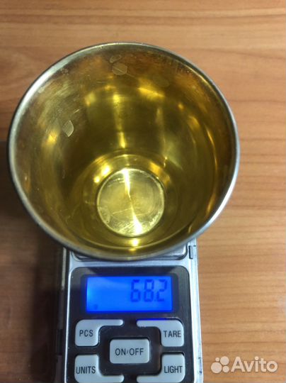 Стопа серебряная 875 пр