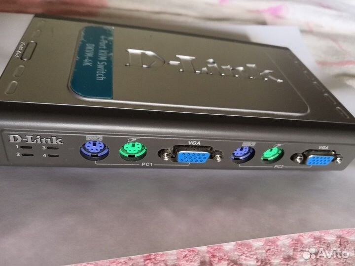 D-Link dkvm-4U 4-портовый KVM переключатель