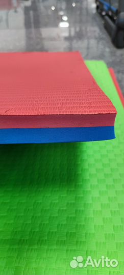 Будо-маты 40 мм сине-красные