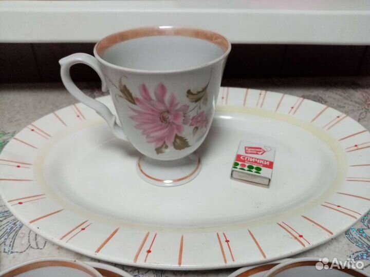Фарфоровый чайный сервиз СССР