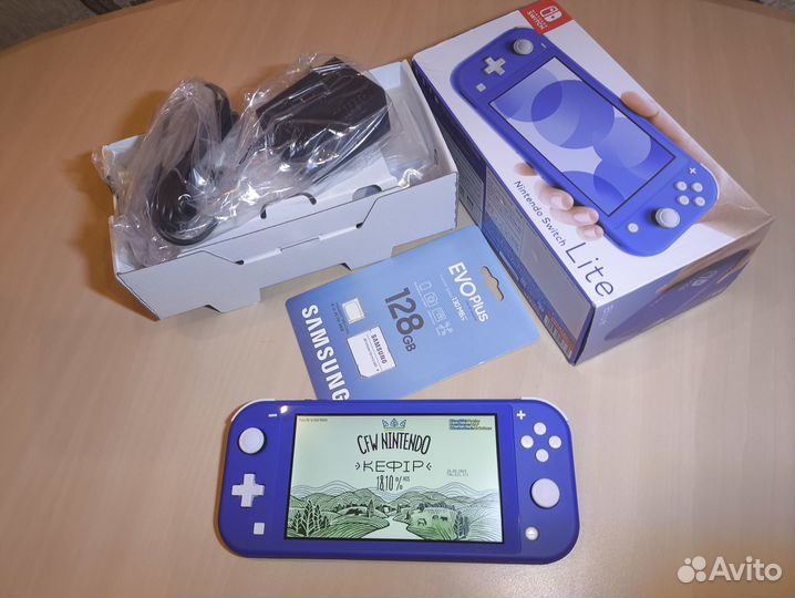 Новая прошитая Nintendo switch lite 32+128gb