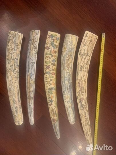 Клык моржа имитация