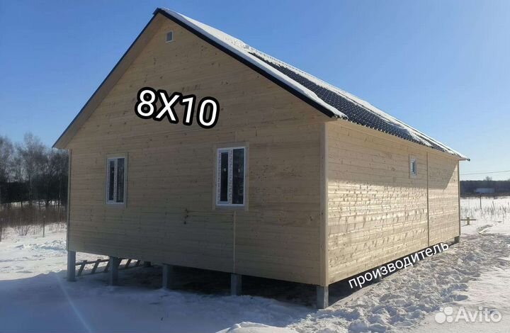 Каркасный дом 8Х10м
