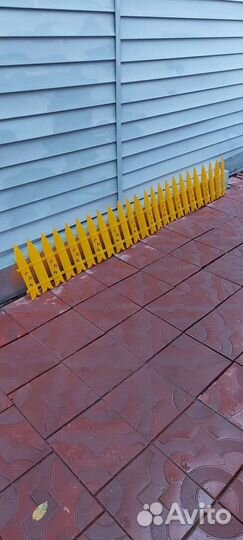 Декоративный забор для клумбы