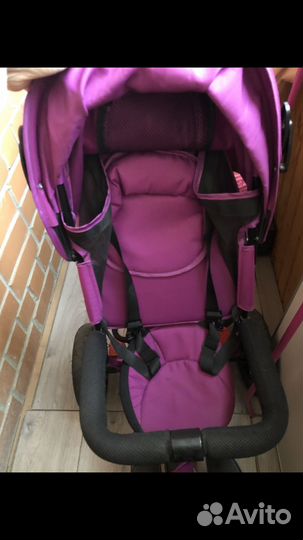 Велосипед с родительской ручкой