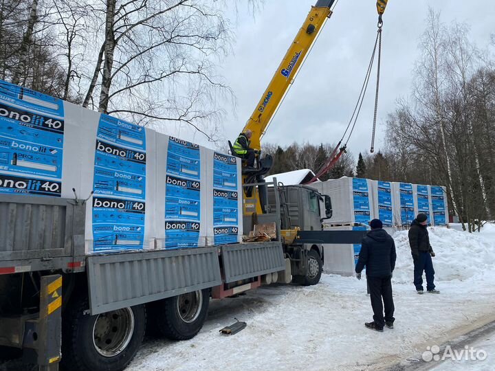 Газоблоки с завода Бонолит