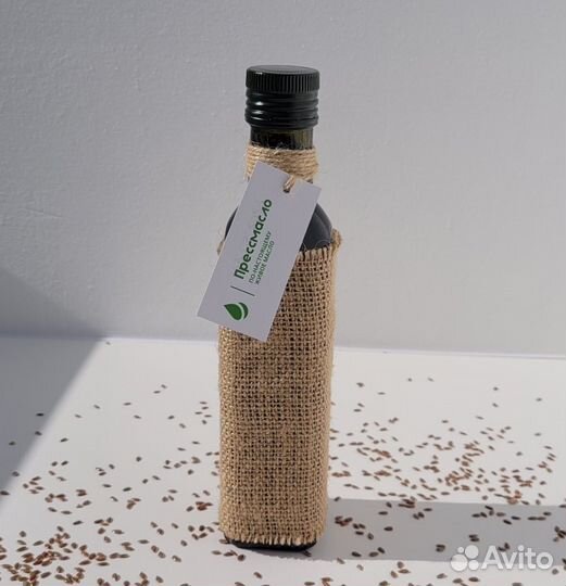 Сыродавленое льняное масло под заказ