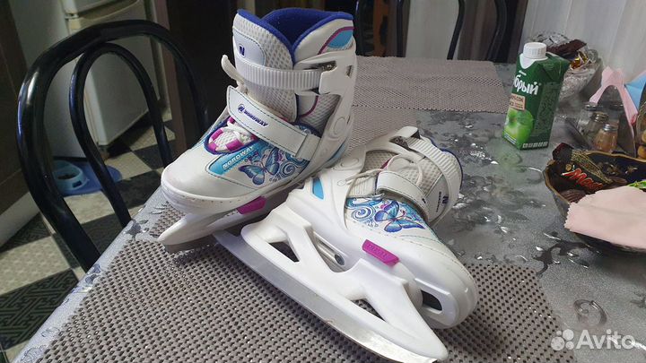 Коньки детские 26-30 раздвижные