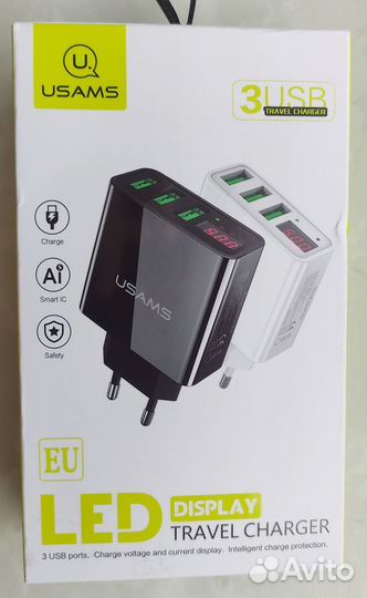 Новая зарядка с дисплеем