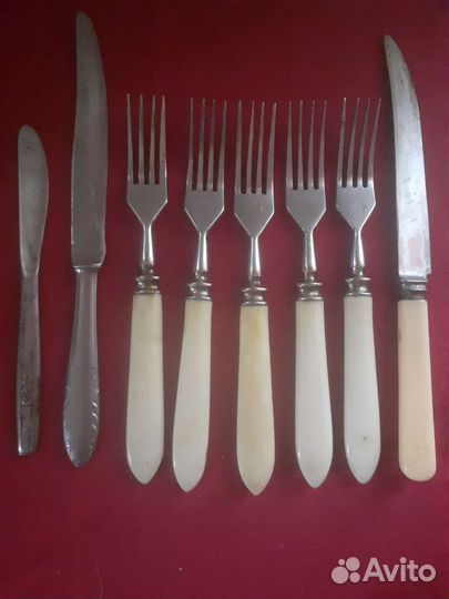 Кухонные вилки и ножи СССР