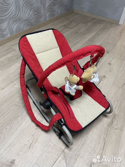 Детское кресло шезлонг для новорождённого