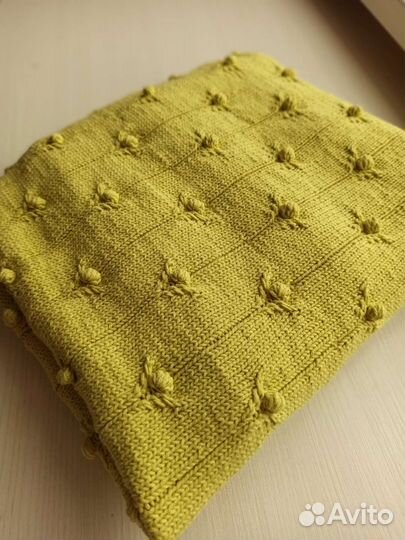 Плед детский вязаный ручная работа