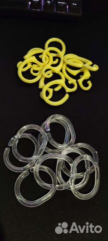 Кольца для шторы в ванную