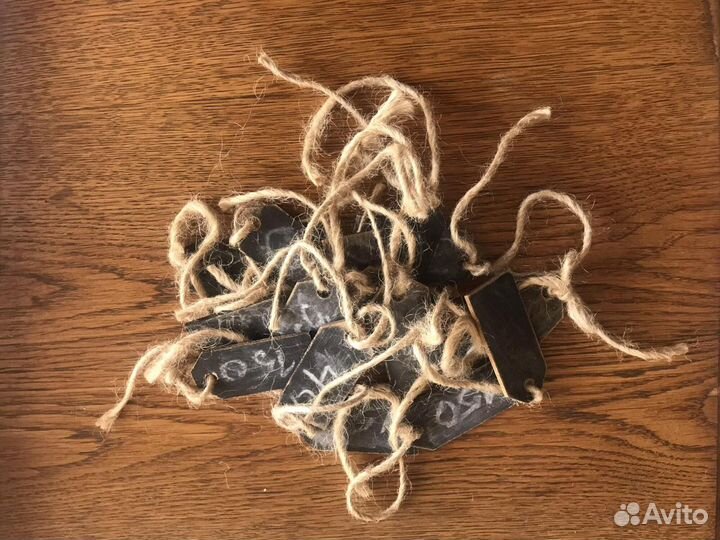 Деревянные бирки