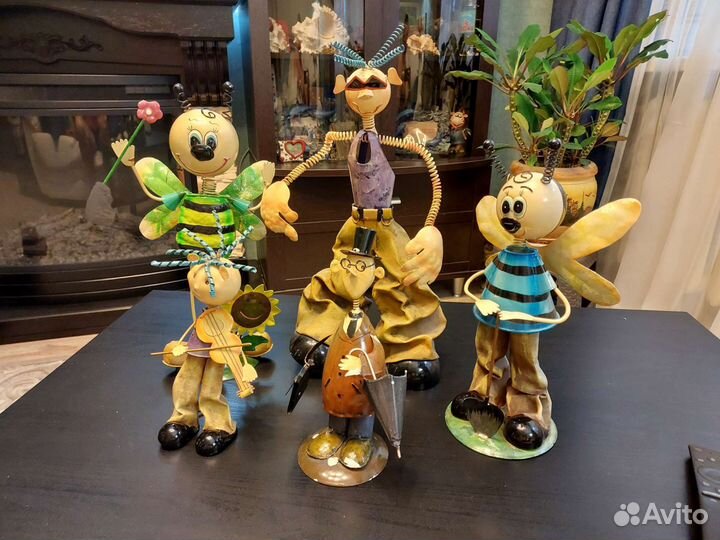 Металлические фигурки для интерьера