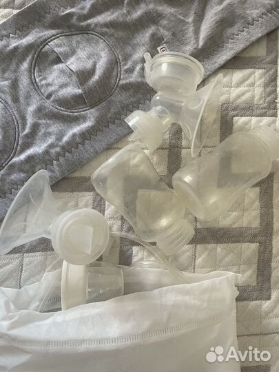 Молокоотсос эл. двойной babygo +все для гр.молока