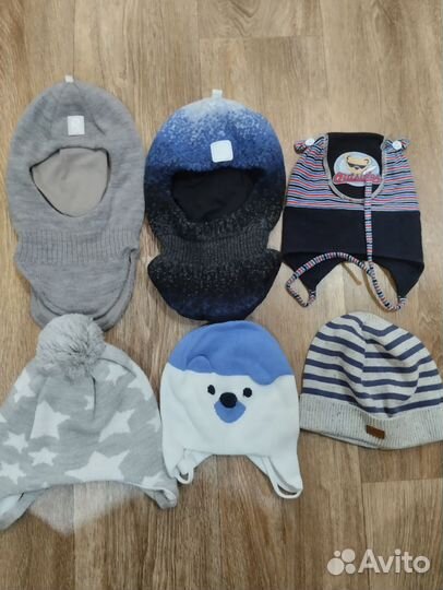 Шапки для мальчиков весна-зима