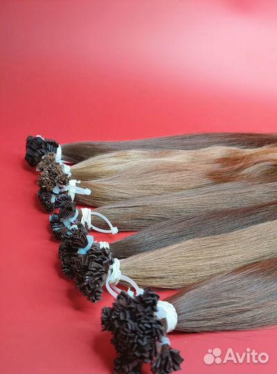 Детские волосы некрашеные на капсуле, рассрочка