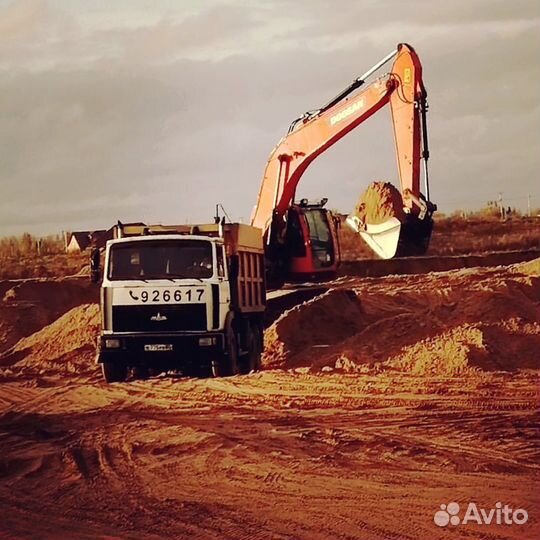 Песок мытый доставка