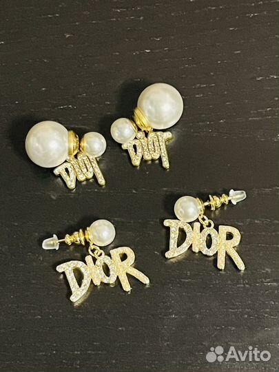 Серьги Диор