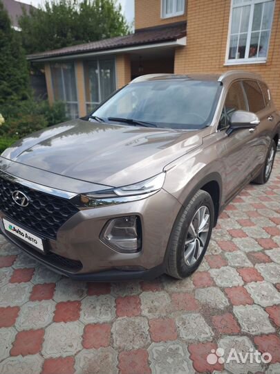 Hyundai Santa Fe 2.4 AT, 2019, 74 000 км