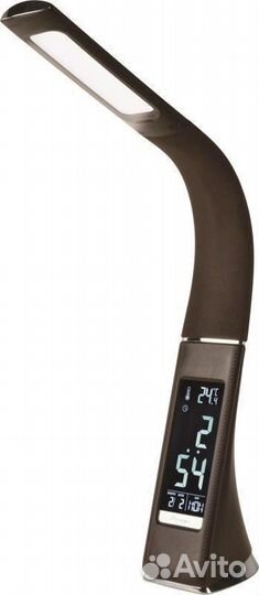 Лампа настольная светодиодная с часами