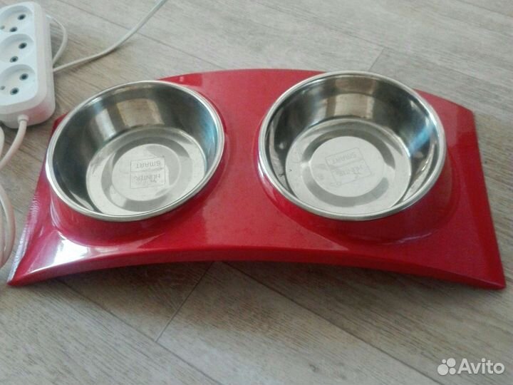 Меламиновая 350мл двойная миска для корма