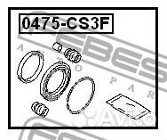 Febest 0475-CS3F Ремкомплект суппорта mitsubishi L