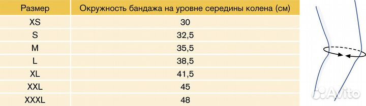 Наколенник ортопедический, бандаж на колено 2 кл