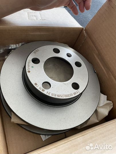 Задние тормозные диски volkswagen polo sedan