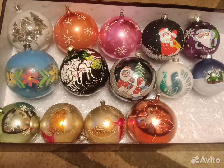 Елочные игрушки СССР шары1
