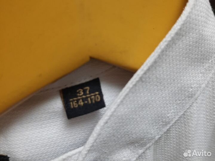 Рубашка белая для мальчика 164