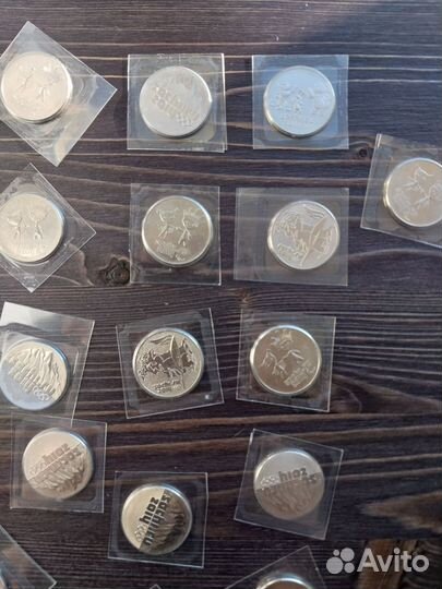 Монеты Олимпиада Сочи 2014 UNC