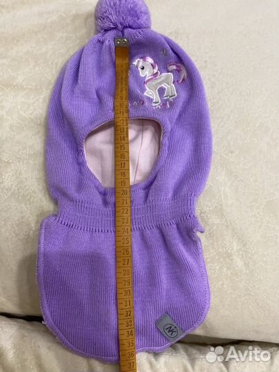 Шапка шлем для девочки