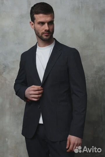 Мужской Костюм Черный