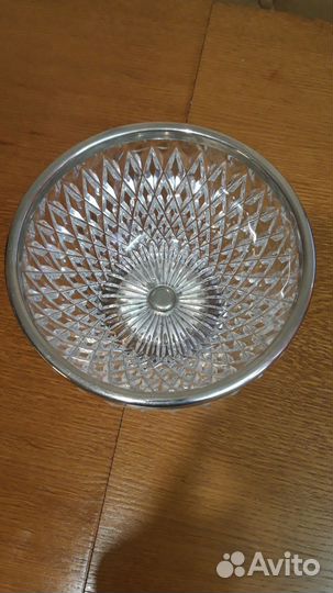 Конфетница, салатник СССР хрусталь