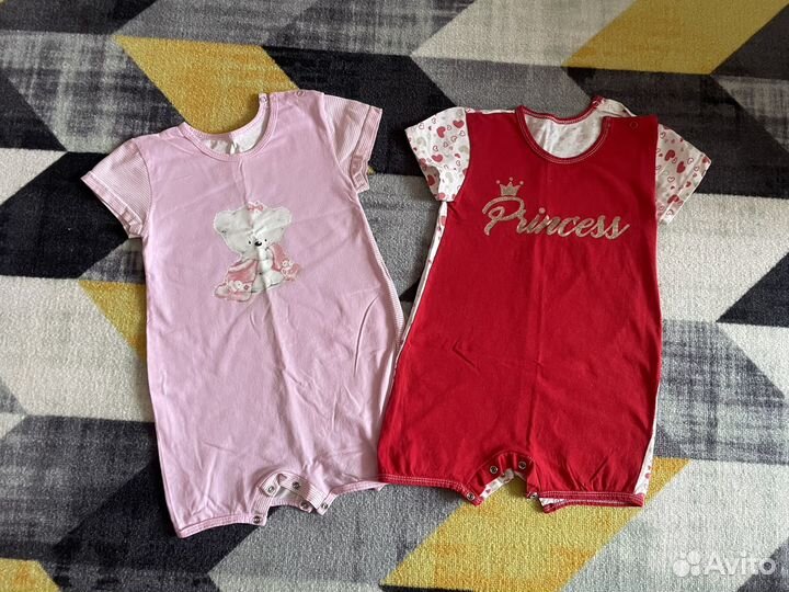 Пакет вещей для девочек/двойняшек 80-86