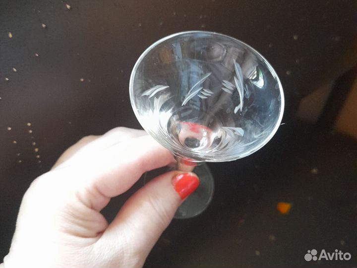 Рюмки, стопки, хрусталь, стекло СССР, посуда