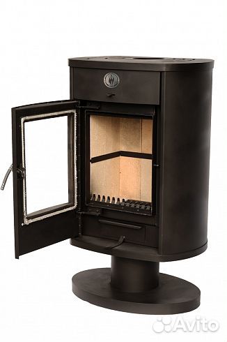 Печь-камин стальная 