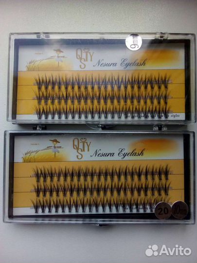 Ресницы для наращивания пучки