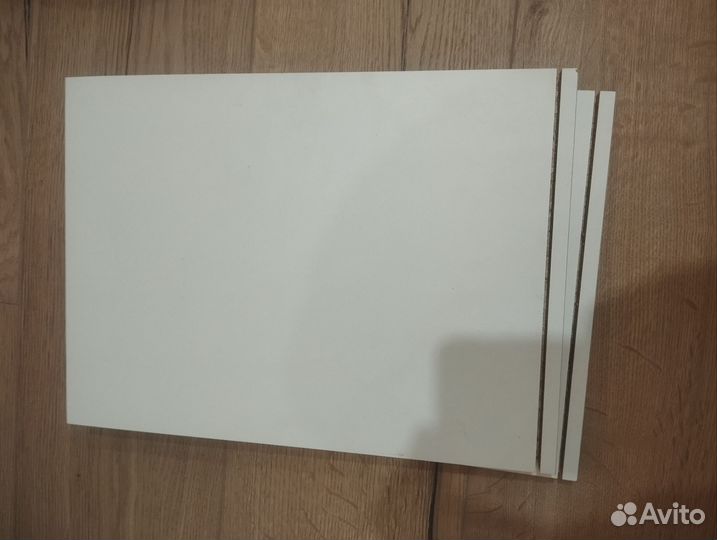 Полка белая, для шкафчика IKEA metod30x37