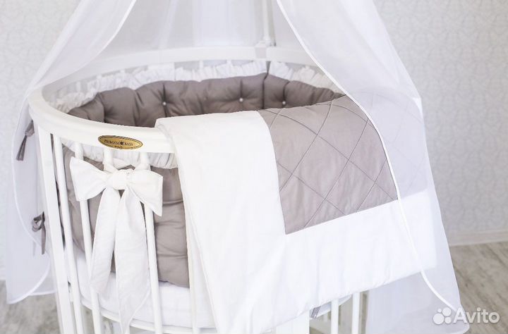 Постальное бельё Сатин 10 в 1 на детскую кроватку