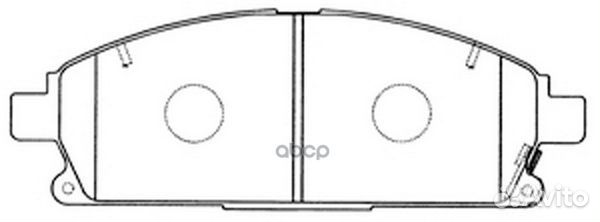 Колодки тормозные nissan pathfinder 97-04/X-TRA