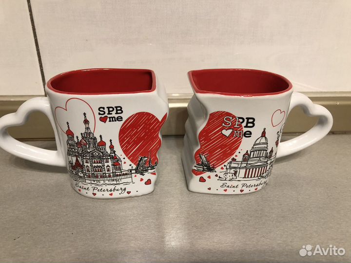 Кружки из Санкт -Петербурга, новые