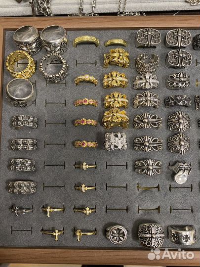 Кольца chrome hearts