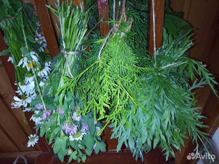 Травы в мешочках для запарки из своего сада