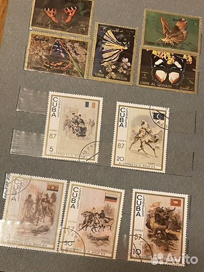 Альбом с почтовыми марками