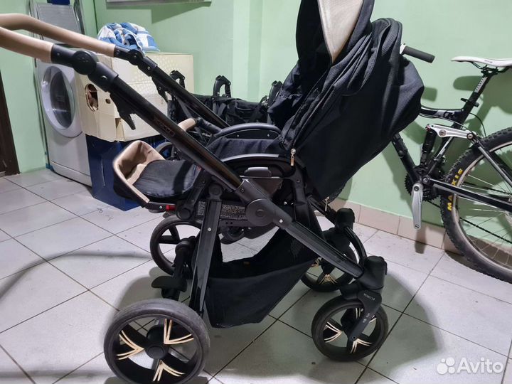 Коляска 2 в 1 Venicci lanco black