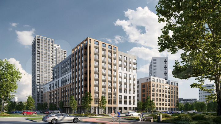 1-к. квартира, 46 м², 7/10 эт.