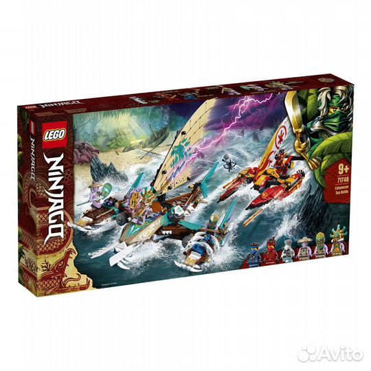 Новый Lego NinjaGo 71748 Морская битва катамаранов